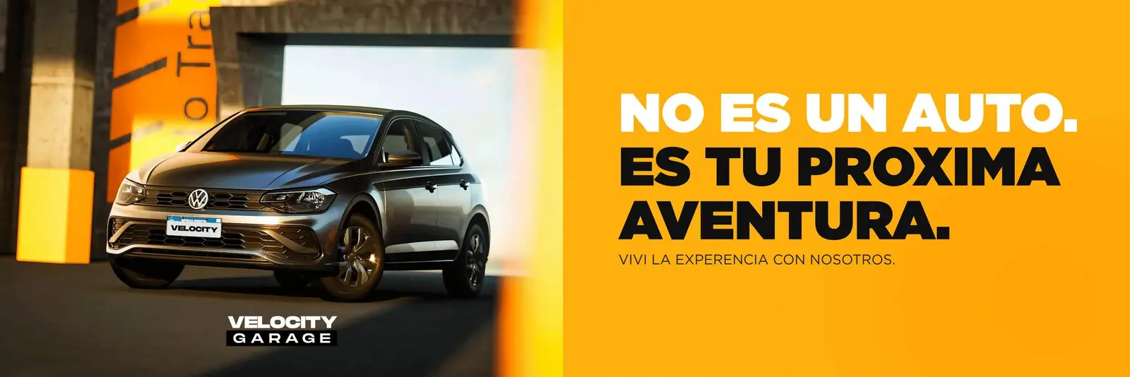 Velocity Garage. No es un auto. Es tu próxima aventura. Viví la experiencia con nosotros.